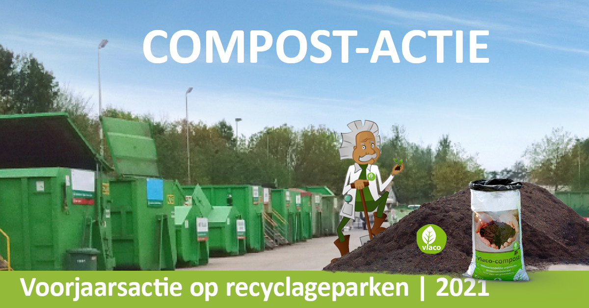 West-Vlaanderen compostacties op recyclageparken